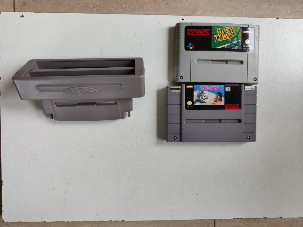 SNES games met adapter, Avontuur en Actie, 1 speler, Ophalen of Verzenden, Zo goed als nieuw