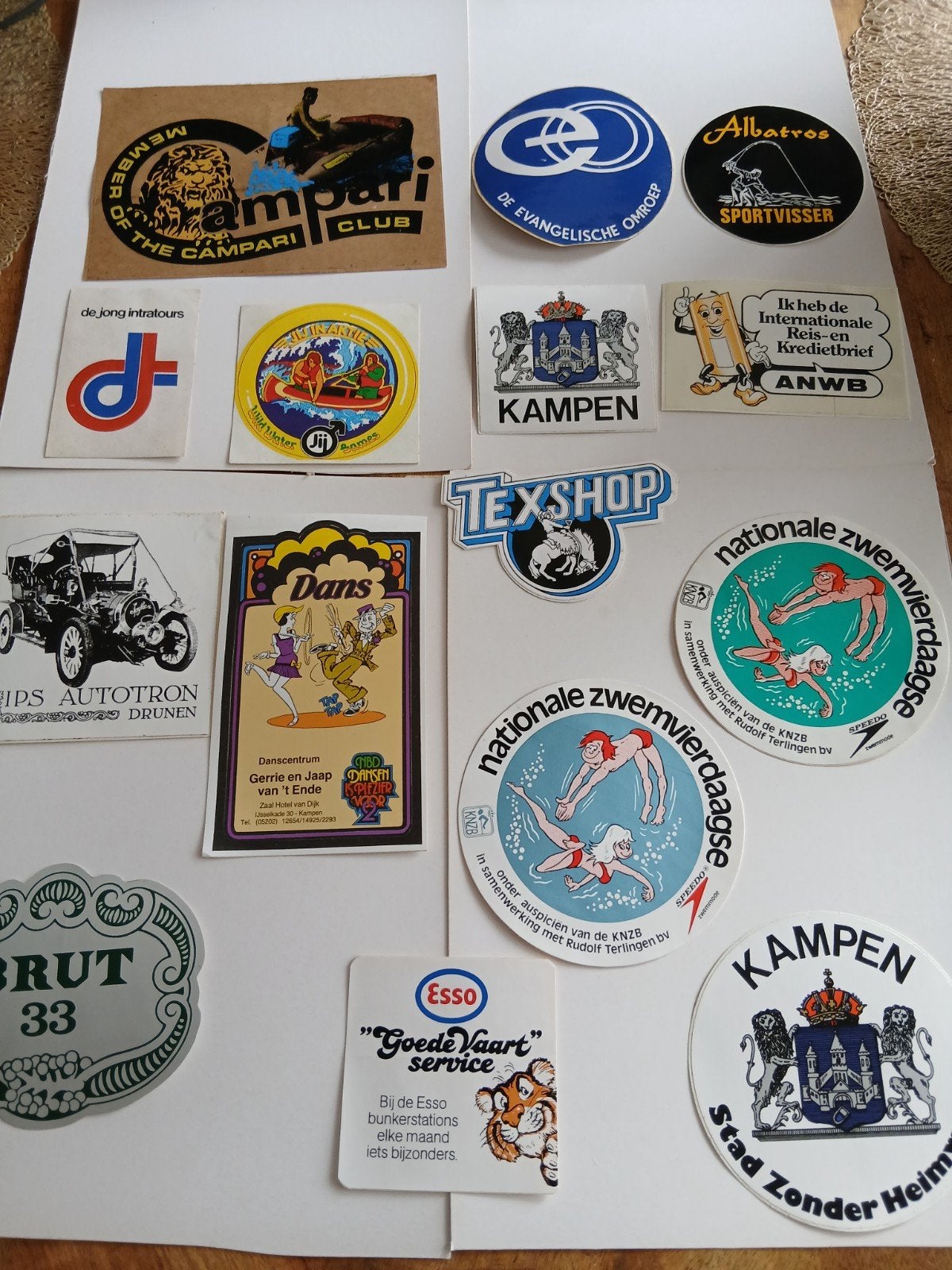 Stickers vintage 2, Verzamelen, Stickers, Ophalen of Verzenden, Zo goed als nieuw