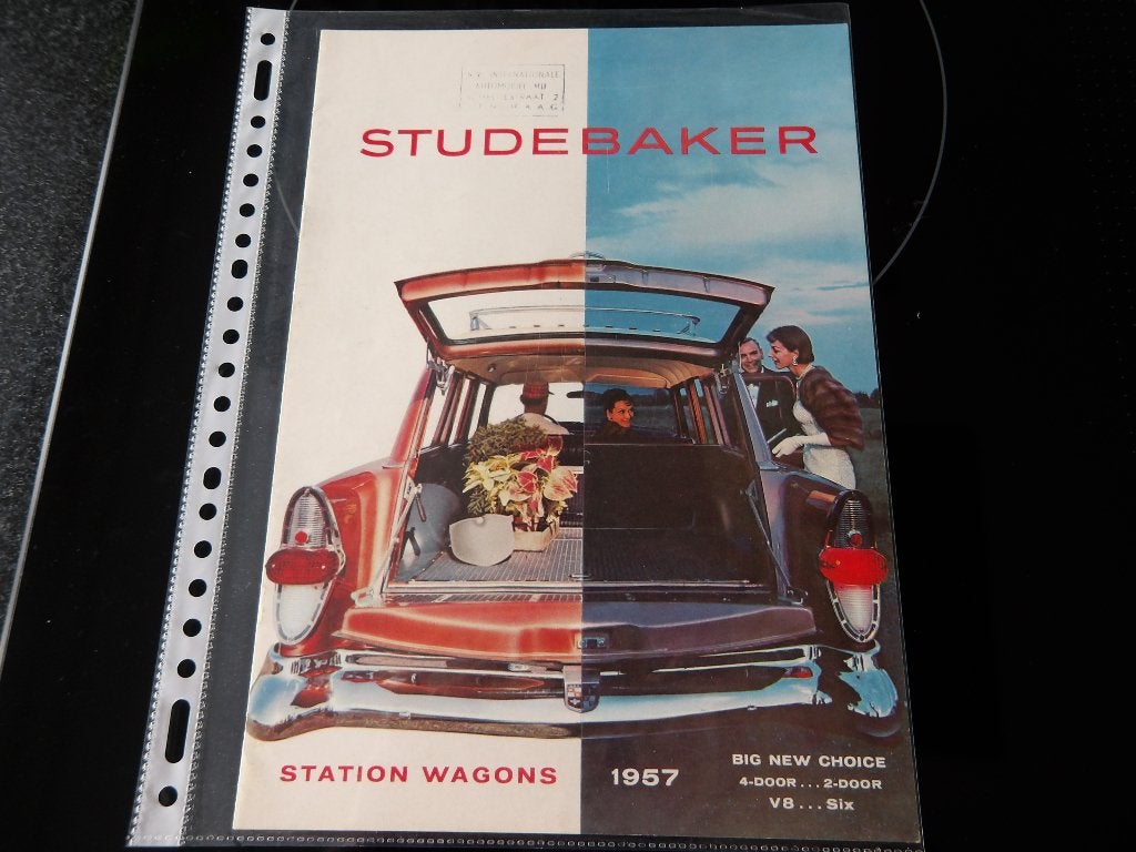 Studebaker Station Wagons Brochure 1957, Gelezen, Ophalen of Verzenden, Overige merken, Studebaker