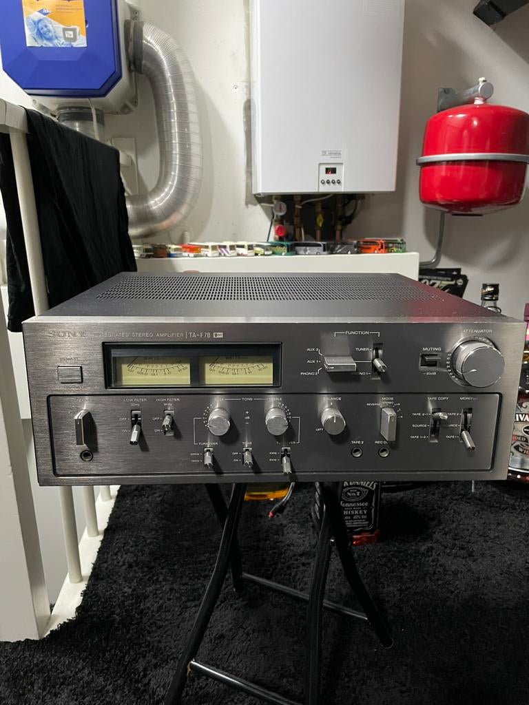Zeldzame Sony TA-F7B Versterker - Vintage Audiofiel Topstuk, Gebruikt, Ophalen of Verzenden, Sony, 120 watt of meer