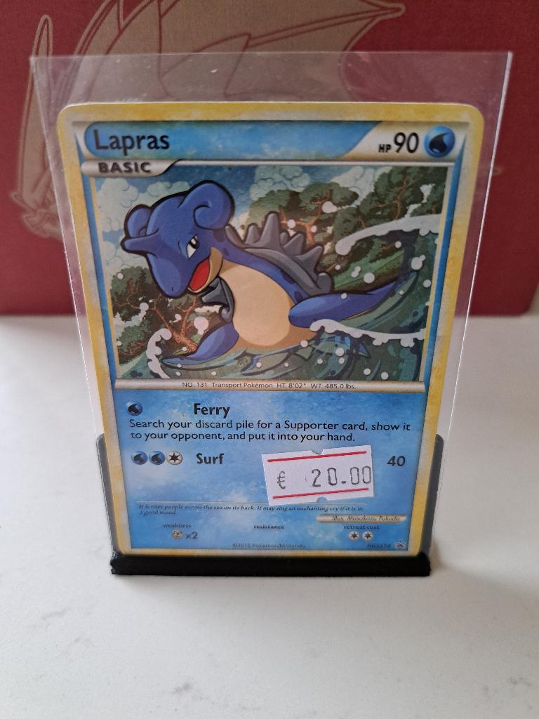 Lapras HGSS14 promo	 € 20,00, Hobby en Vrije tijd, Verzamelkaartspellen | Pokémon, Ophalen of Verzenden, Zo goed als nieuw, Losse kaart