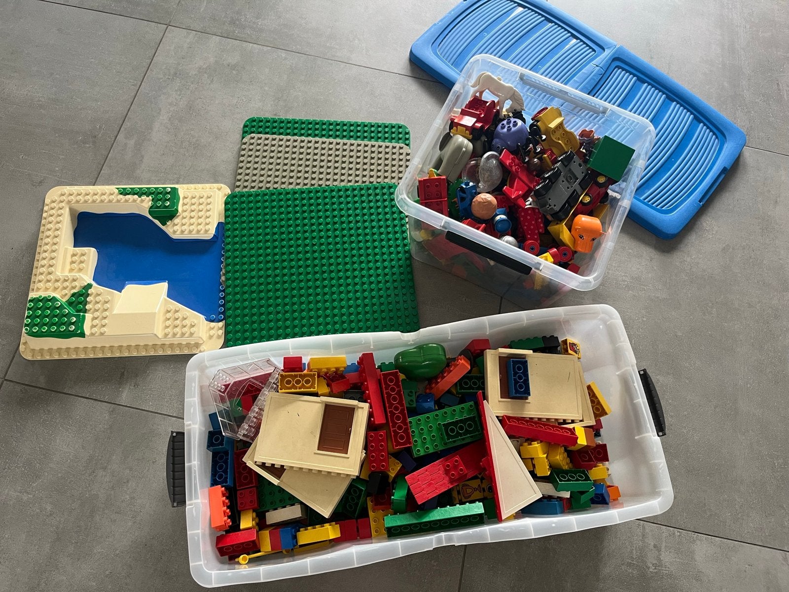 Grote Duplo collectie: dierentuin, boerderij, huis, voertuig, Kinderen en Baby's, Speelgoed | Duplo en Lego, Inclusief minifiguren