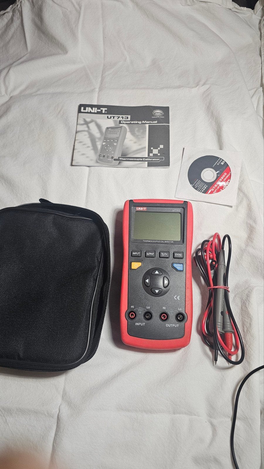 UNI-T UT713 Thermokoppel Calibrator - Zo goed als nieuw, Ophalen of Verzenden