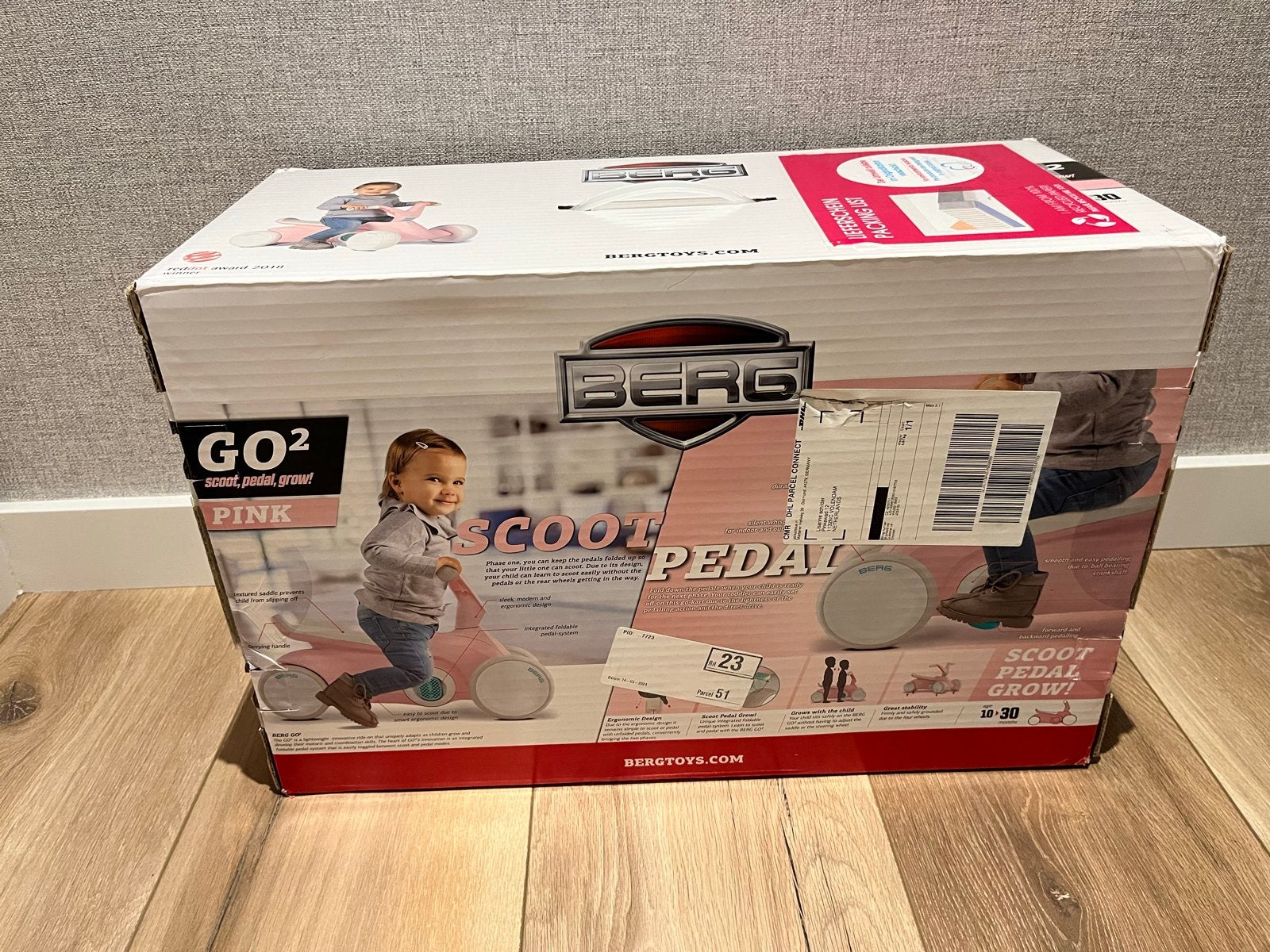 Berg2go loopfiets - Als nieuw, met doos!, Ophalen of Verzenden, Zo goed als nieuw, Loopfiets