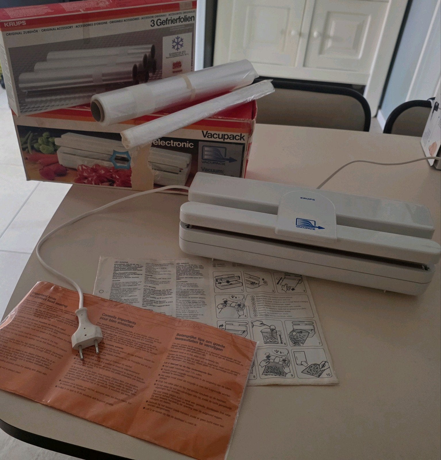 Krups vacuumverpak machine, Ophalen of Verzenden