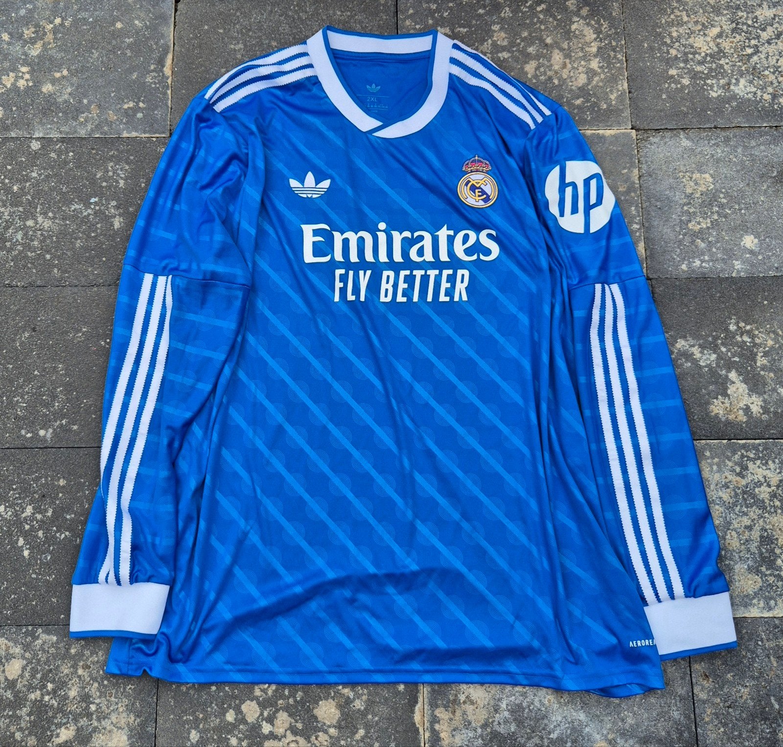 Real Madrid Adidas shirt voetbalshirt XXL voetbal, Groter dan maat XL, Ophalen of Verzenden, Zo goed als nieuw, Shirt