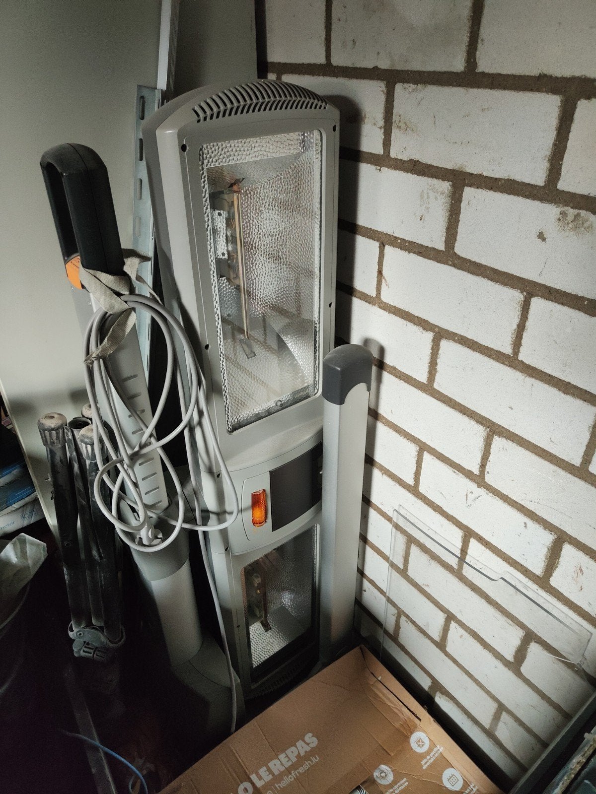 Inklapbare Philips Innergize Zonnehemel met warmtelamp, Witgoed en Apparatuur, Zonnebanken en Gezichtsbruiners, Ophalen, Gebruikt