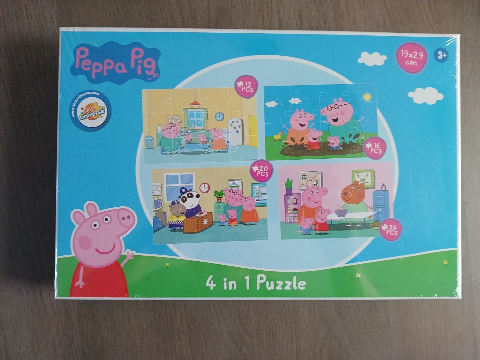Nieuwe Peppa Pig 4-in-1 Puzzel (in seal), Ophalen of Verzenden, 10 tot 50 stukjes, Nieuw, 2 tot 4 jaar