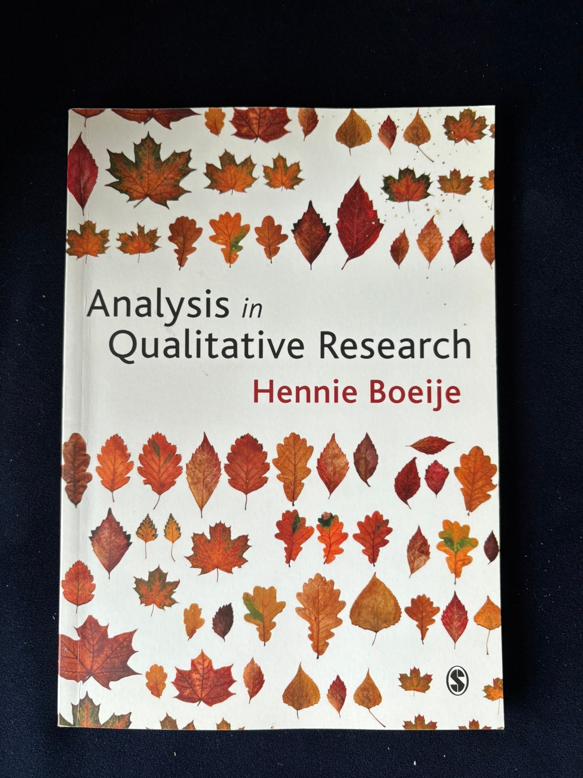 Analysis in qualitative research - Hennie Boeije, Boeken, Ophalen, Beta, Gelezen, HBO