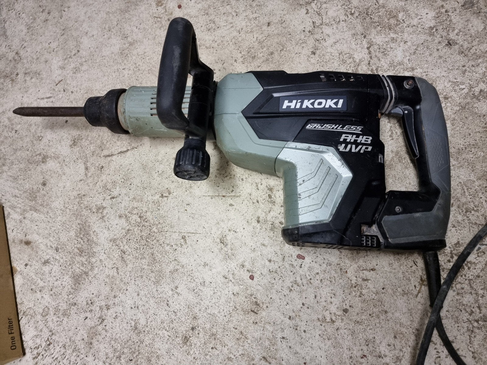 HIKOKI BRUSHLESS AHB UVP H60MEY Breekhamer 26.5 joule, Boor- en/of Breekhamer, Ophalen of Verzenden, Klopboormechanisme, Gebruikt