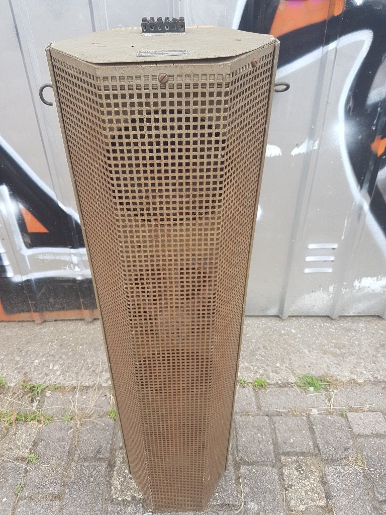 4x Goodmans luidsprekers jaren 50 in zuil, Audio, Tv en Foto, Ophalen of Verzenden, Gebruikt, Minder dan 60 watt, Overige merken