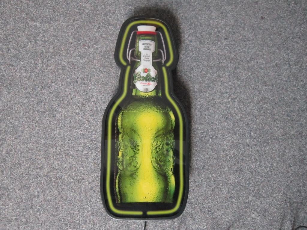 GROLSCH BIER LICHTRECLAME, Verzamelen, Biermerken, Ophalen, Zo goed als nieuw, Overige typen, Grolsch