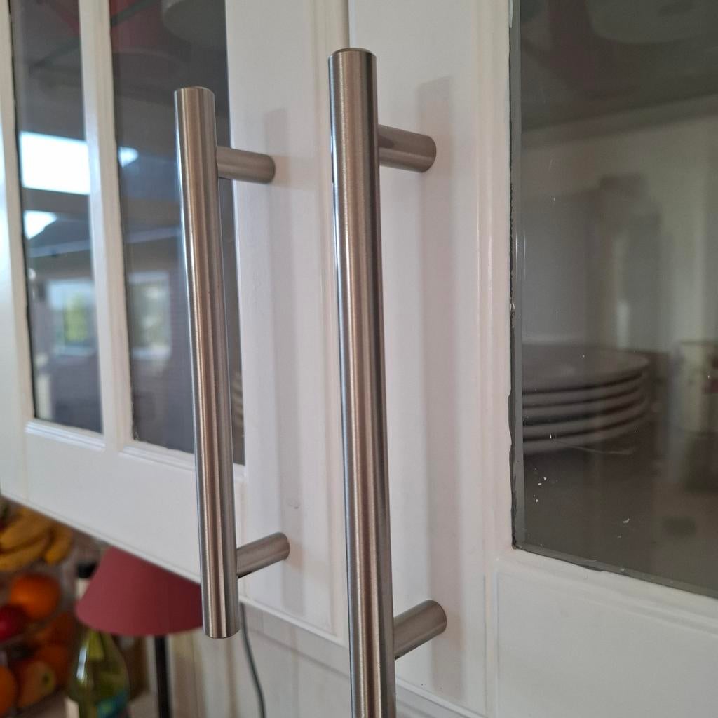 Moderne RVS Keukendeurgrepen 16 cm Chroomkleurig, Ophalen of Verzenden, Nieuw