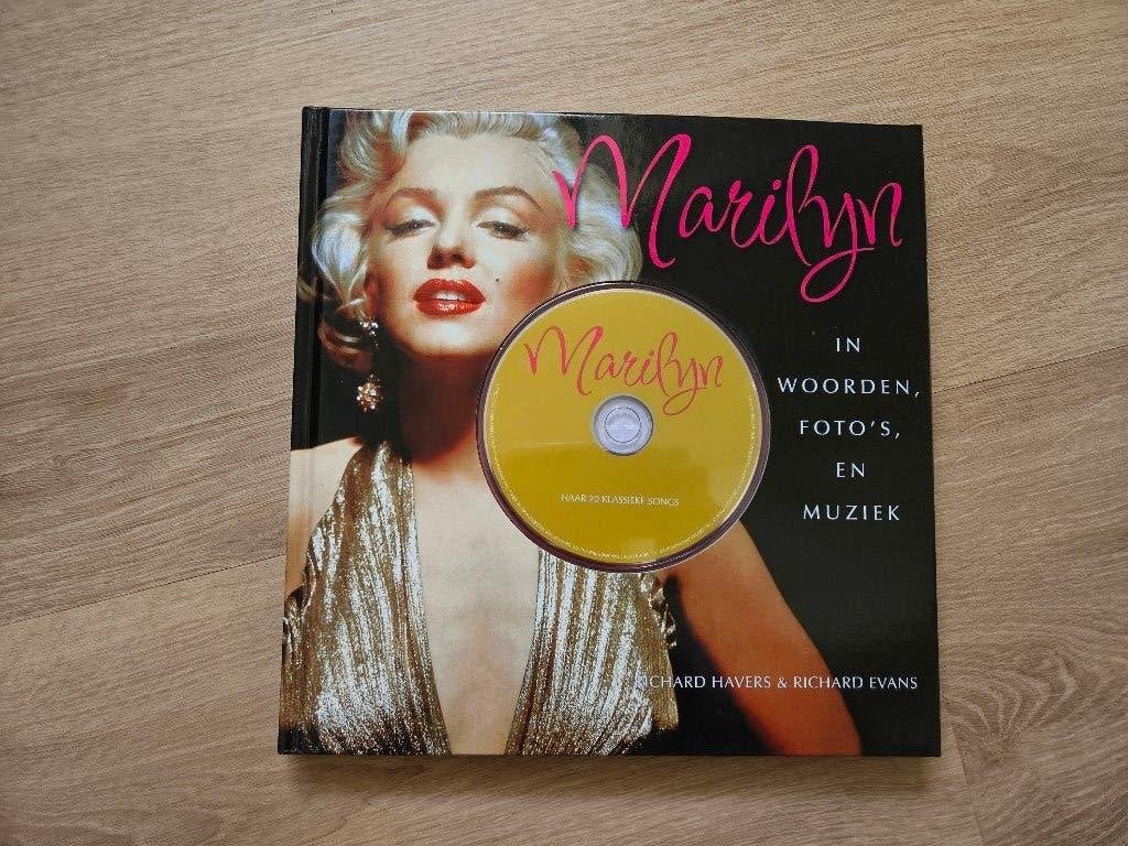 Boek Marilyn Monroe met cd, Ophalen, Zo goed als nieuw, Overige onderwerpen