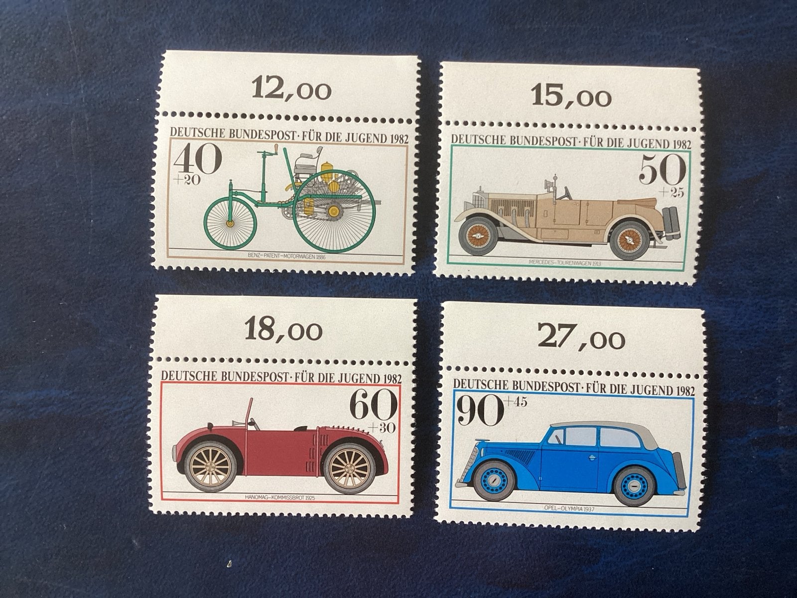 Duitse postzegels 'Voor de Jeugd 1982' - postfris, Postzegels en Munten, Ophalen of Verzenden, BRD, Postfris