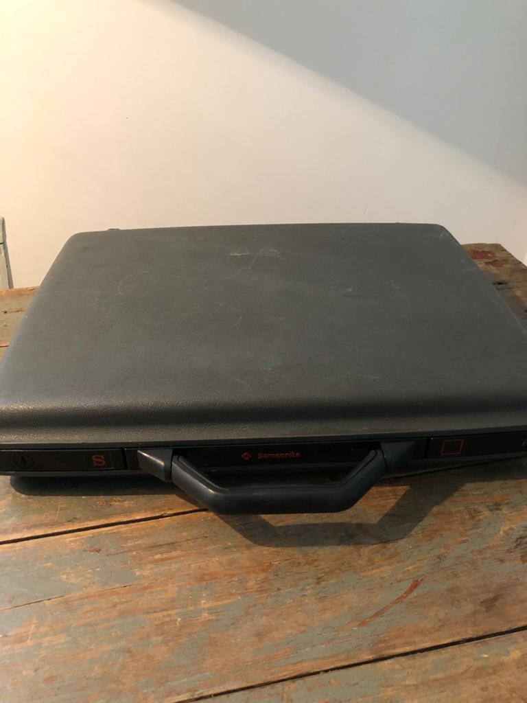 KOFFER SAMSONITE AKTEKOFFER TAS VIBTAGE JAREN 80, Ophalen of Verzenden, Gebruikt, Hard kunststof