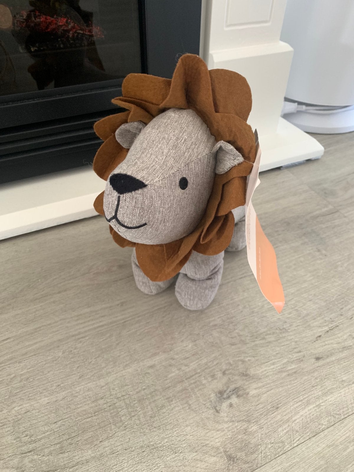Deurstop leeuw nieuw met kaartje, Binnen, Beige, Nieuw, Ophalen of Verzenden
