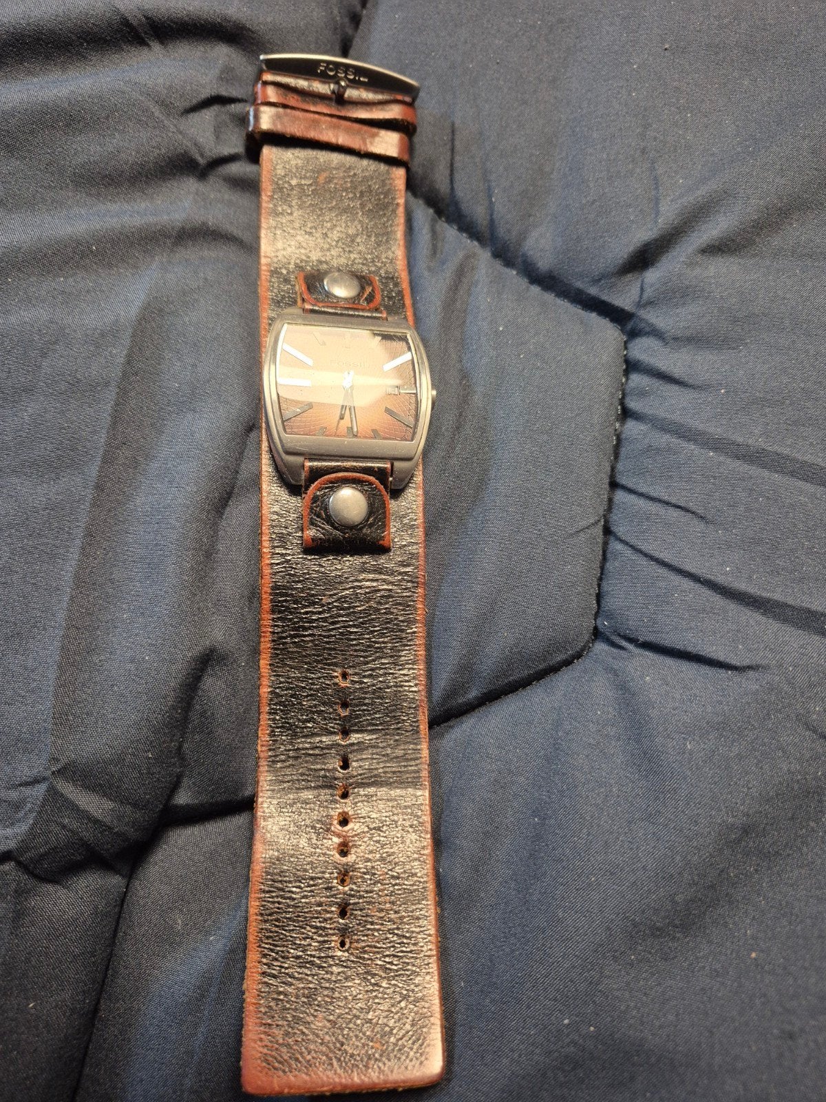 Fossil horloge weinig gebruikt, bieden, Sieraden, Tassen en Uiterlijk, Horloges | Heren, Ophalen of Verzenden, Zo goed als nieuw