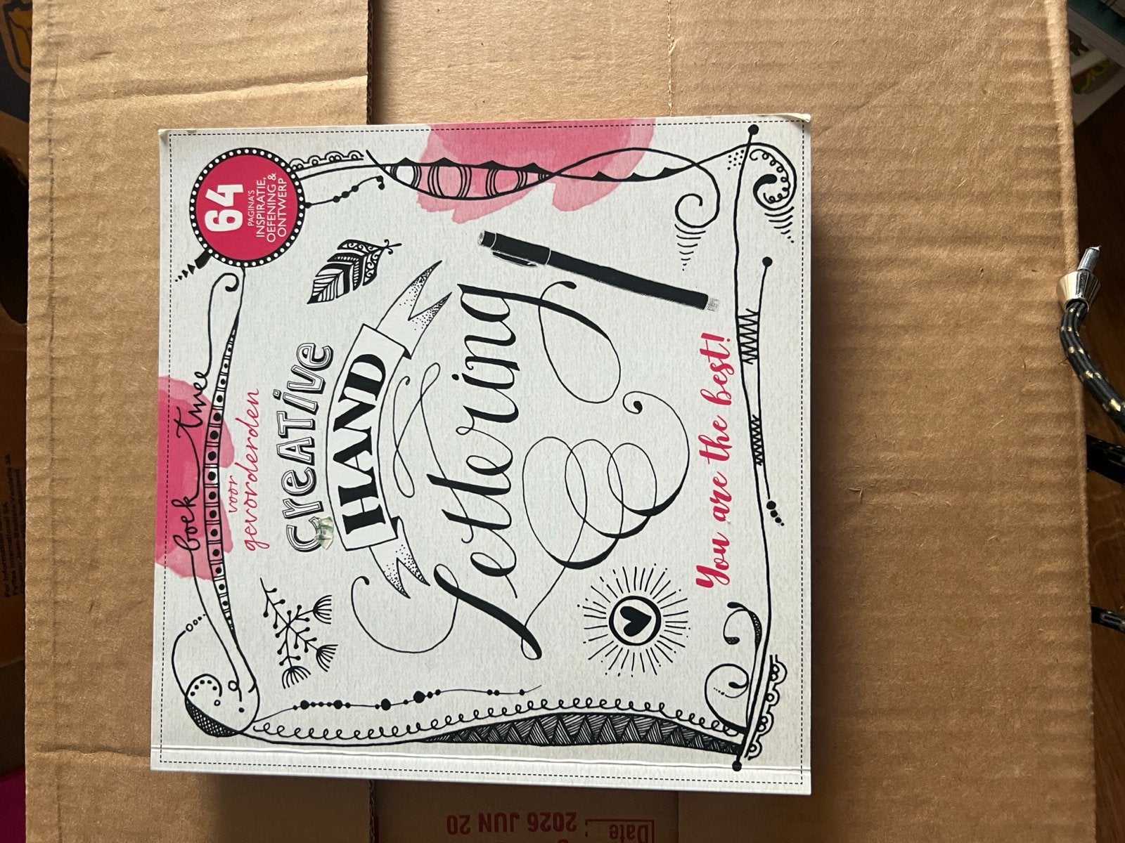 Creative Hand Lettering Boek - Boek 2 voor gevorderden, Ophalen, Zo goed als nieuw, Overige onderwerpen