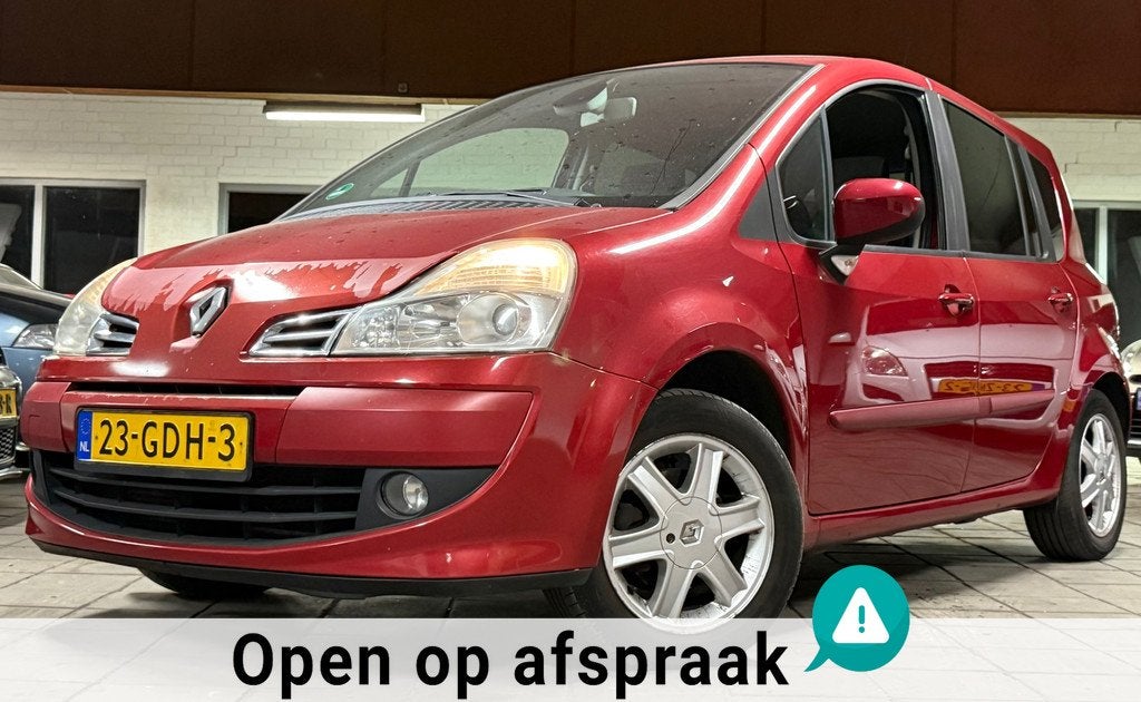 Renault Grand Modus 1.2 TCE Dynamique|NweAPK|Airco|Cruise|5D, Voorwielaandrijving, Gebruikt, Zwart, 4 cilinders