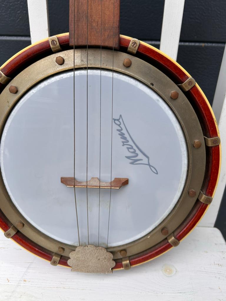 Vintage Marma Banjo - Uniek Muziekinstrument, Muziek en Instrumenten, Gebruikt, ., Mandolinebanjo, Ophalen of Verzenden