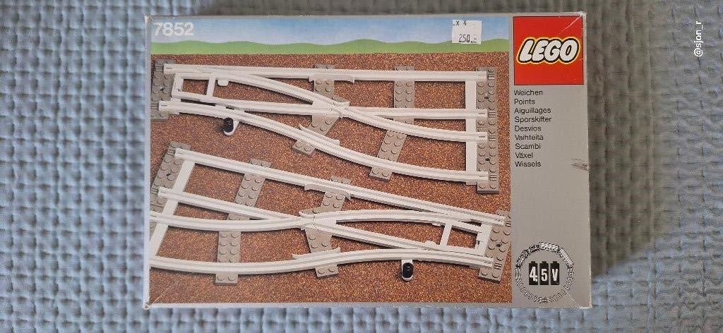 LEGO trein wissels - setnummer 7852 - Vintage, Lego, Ophalen of Verzenden, Inclusief doos, Complete set
