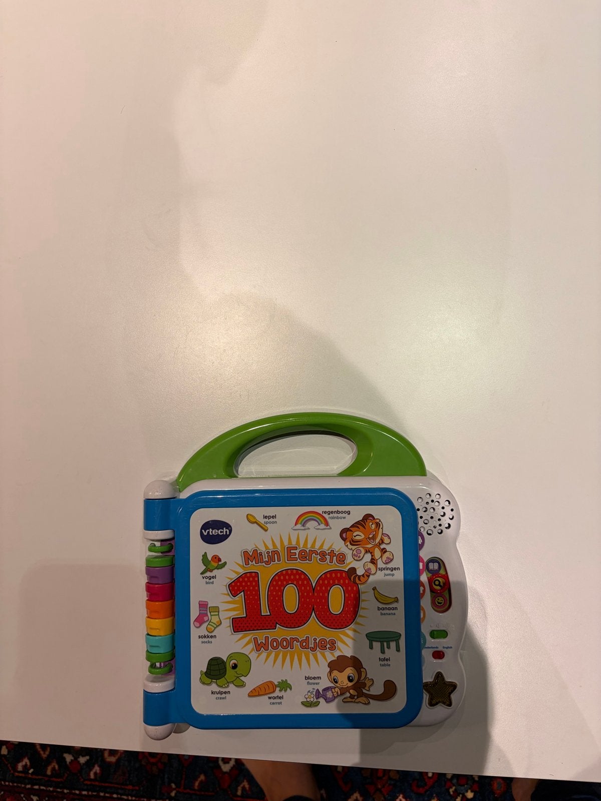 VTech Mijn Eerste 100 Woordjes - Interactief Leerboek, Kinderen en Baby's, Ophalen of Verzenden, Zo goed als nieuw, 6 maanden tot 2 jaar