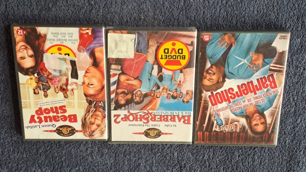 Barbershop 1 & 2 / Beauty Shop "Ice Cube, Queen Latifah", Alle leeftijden, Ophalen of Verzenden, Zo goed als nieuw, Romantische komedie
