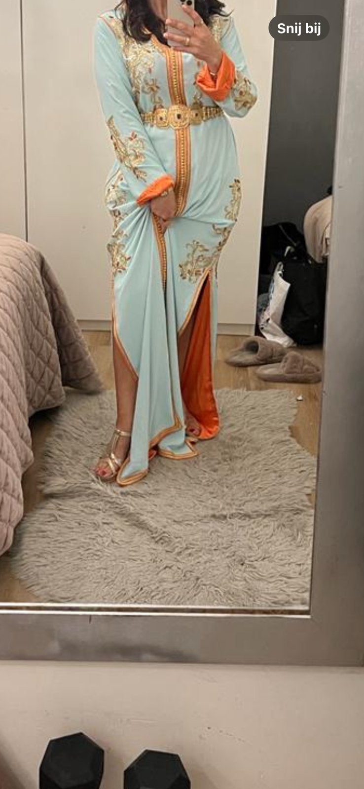Kaftan, Ophalen of Verzenden, Gedragen, Onder de knie