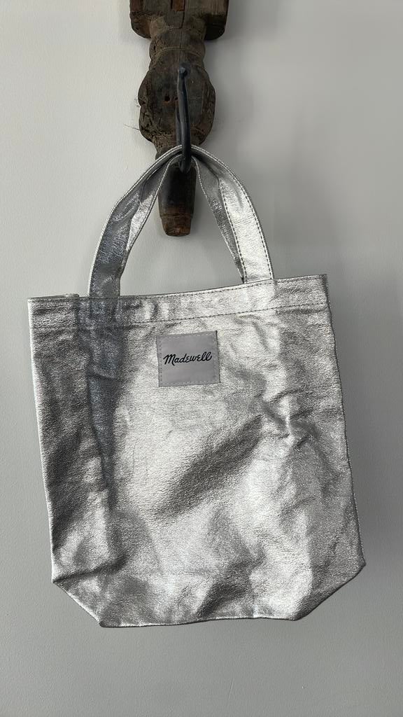 Leuk zilver tasje van Madewell, Ophalen of Verzenden, Zo goed als nieuw, Overige kleuren, Handtas