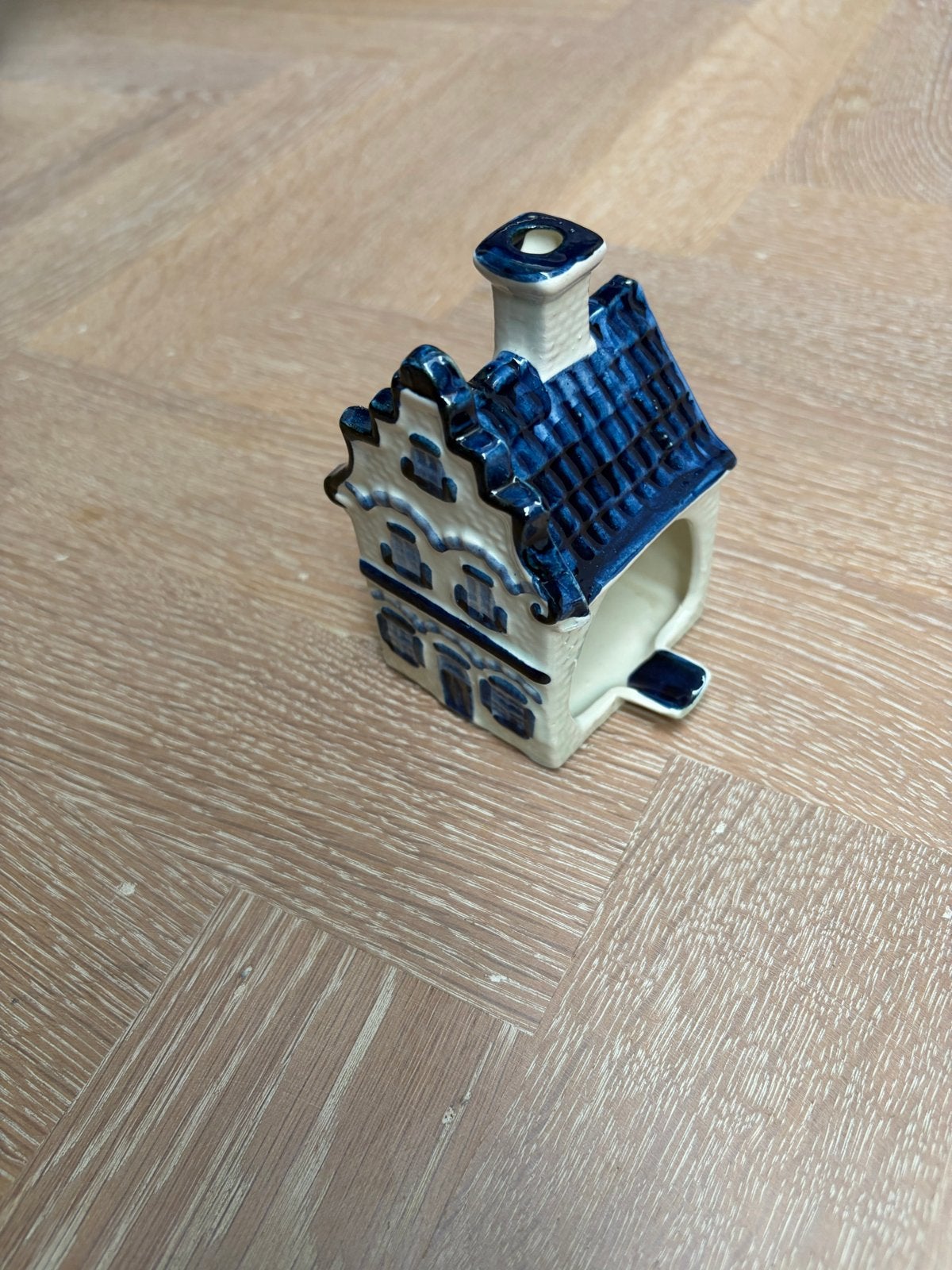 Delfts Blauw Hollands Huisje asbak Delftsblauw, Ophalen of Verzenden