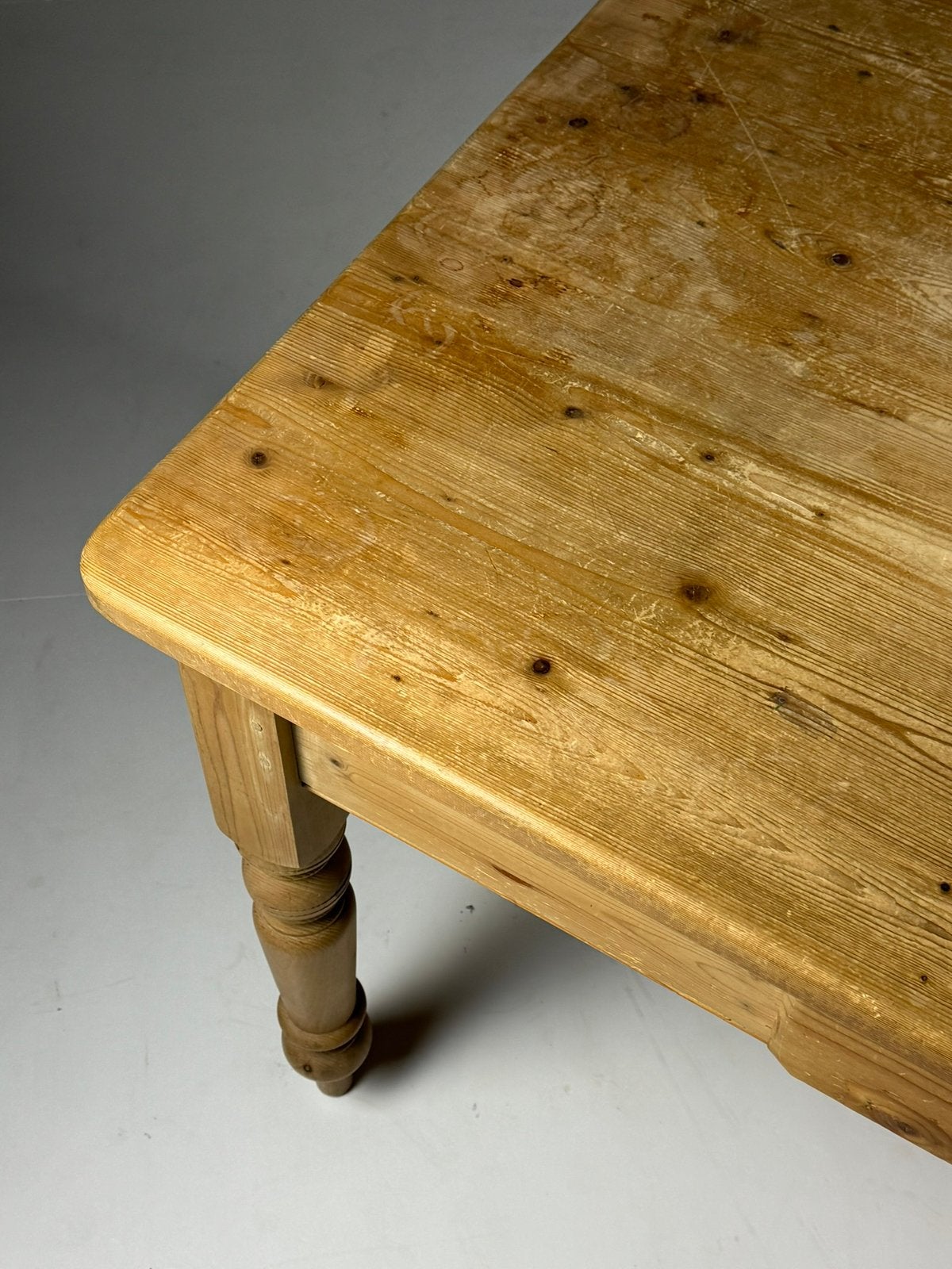Grenen eettafel werktafel landelijk, Ophalen of Verzenden