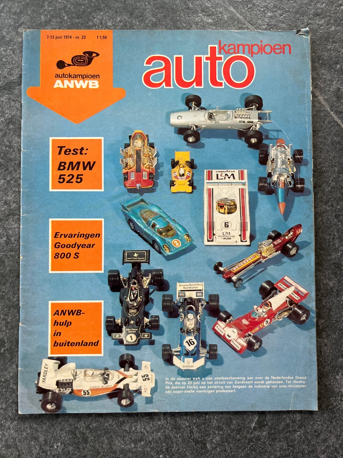Auto Kampioen ANWB - Test: BMW 525 (7-13 juni 1974), Ophalen of Verzenden, Gelezen, Overige typen