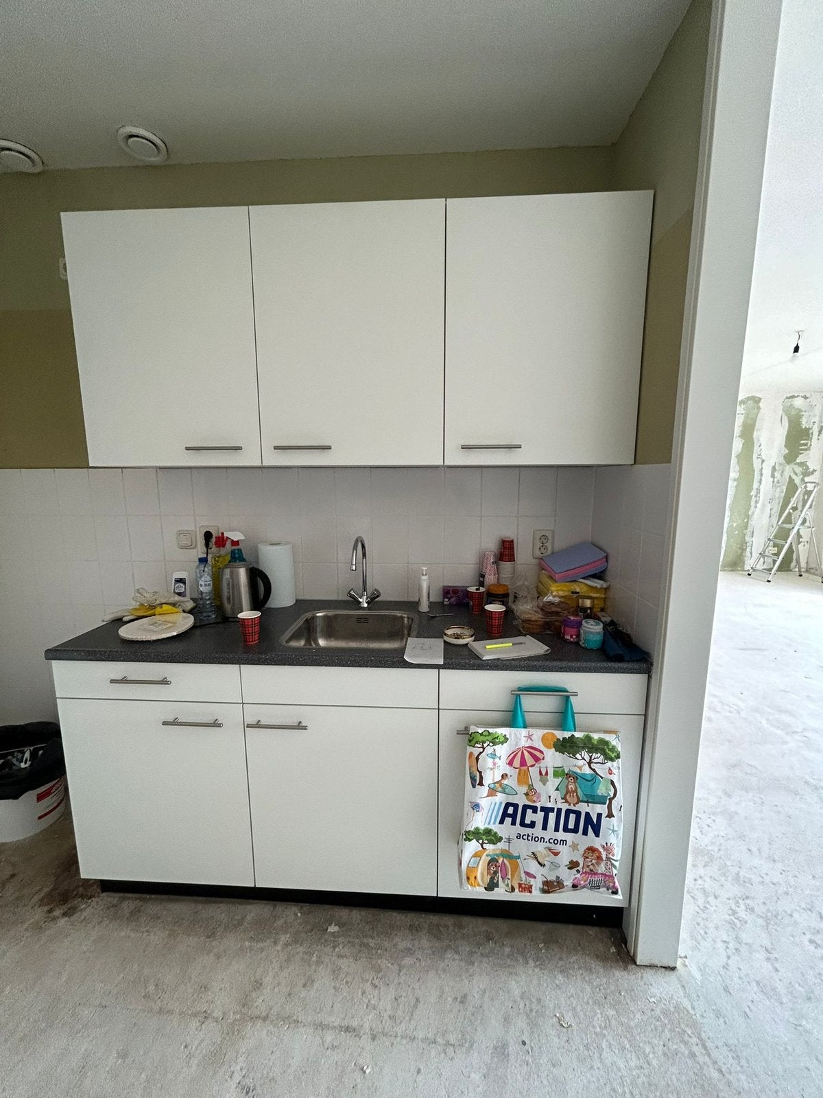 Brunyzeel keuken kast, Ophalen, Zo goed als nieuw, Overige materialen, Enkelwandige keuken