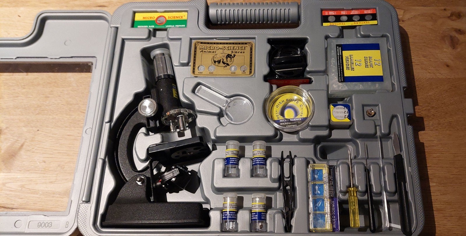 Micro-Science Deluxe Microscoop Set - 1200x Zoom Power, Ophalen of Verzenden