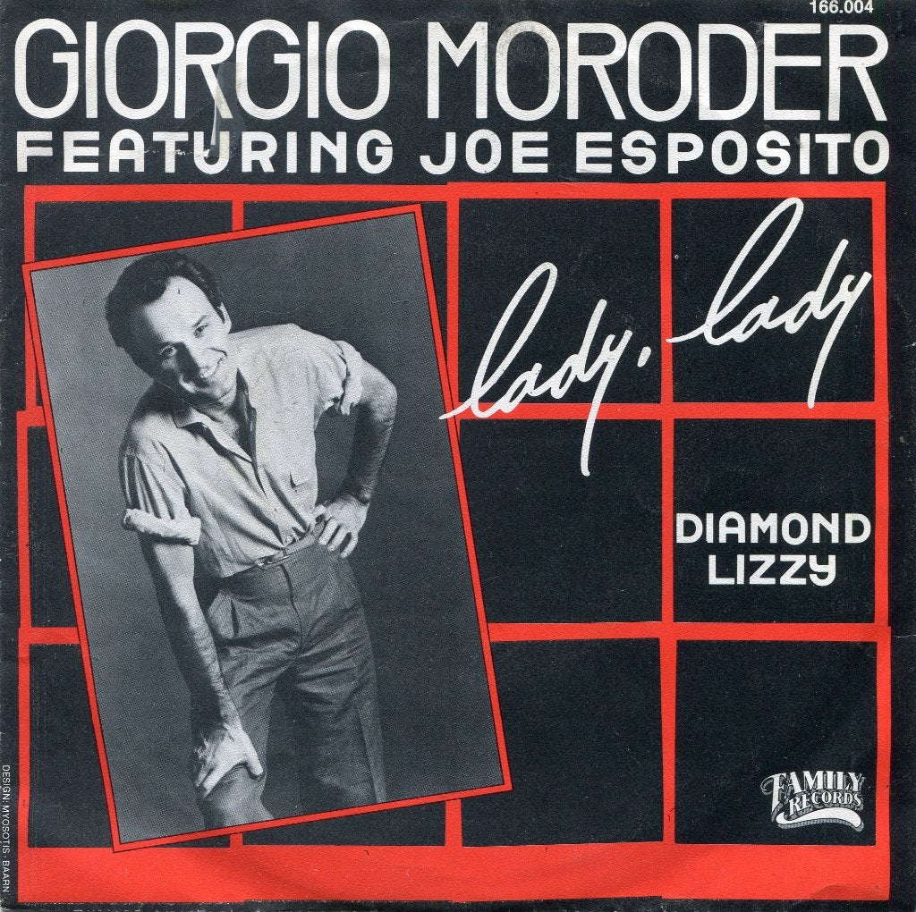 GIORGIO MORODER  -  Lady, lady, Gebruikt, 7 inch, Pop, Fotohoes