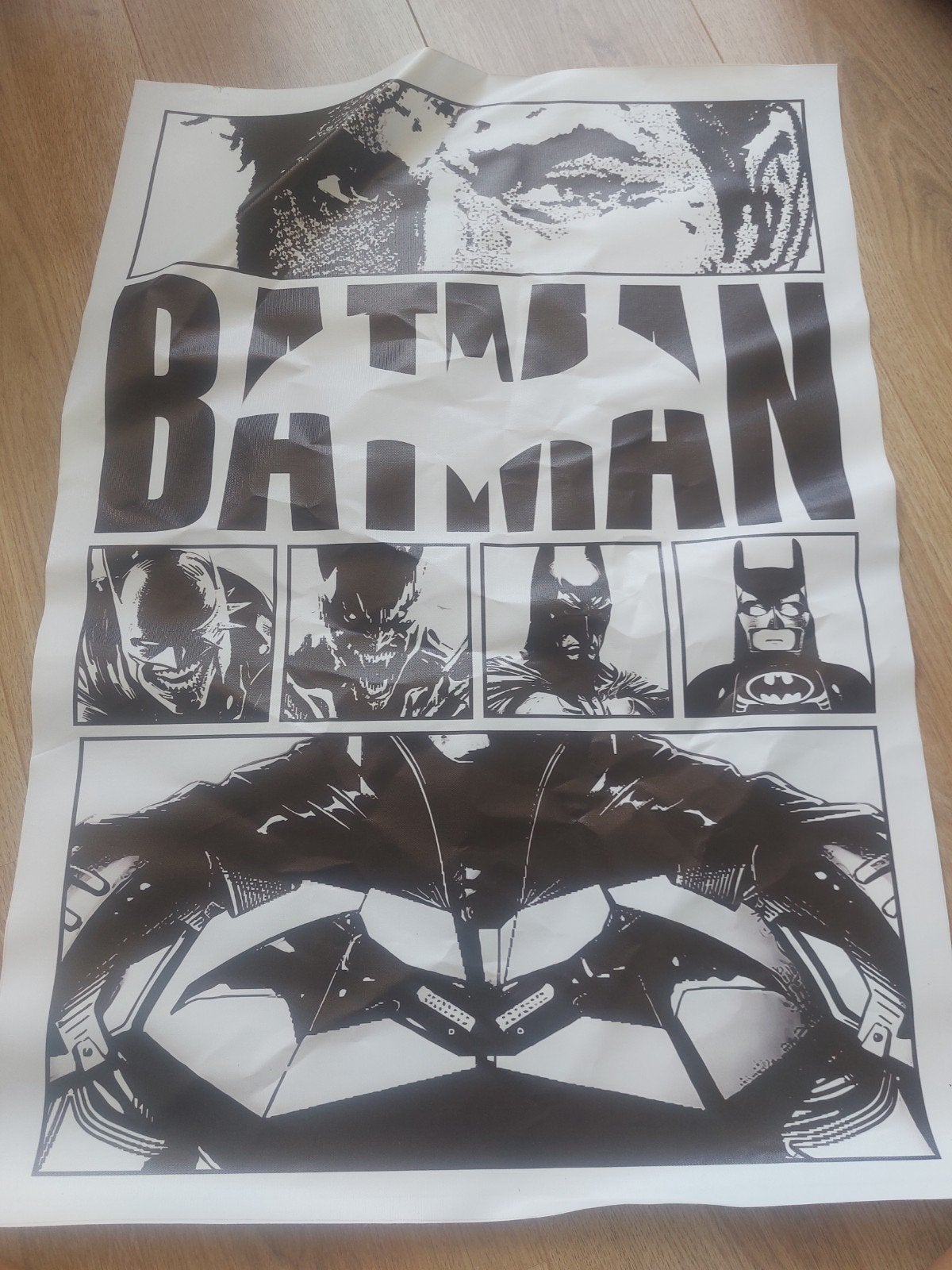 Batman canvas poster - 72 51,5, Verzamelen, Posters, Ophalen of Verzenden, A1 t/m A3, Film en Tv, Rechthoekig Staand