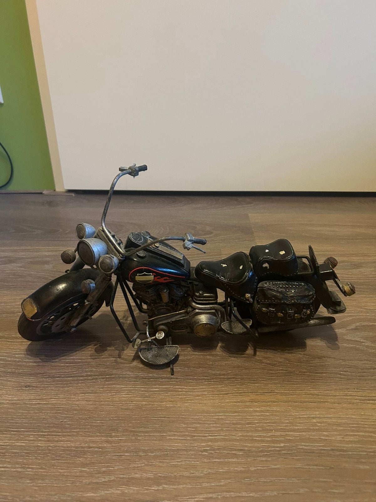 Decoratief Metaal Harley-Davidson Model / Schaalmodel Motor, Ophalen of Verzenden, Zo goed als nieuw