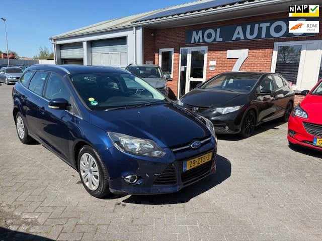 Ford Focus Wagon 1.6 TDCI ECOnetic Lease Titanium, Auto's, Euro 5, Gebruikt, 4 cilinders, Blauw