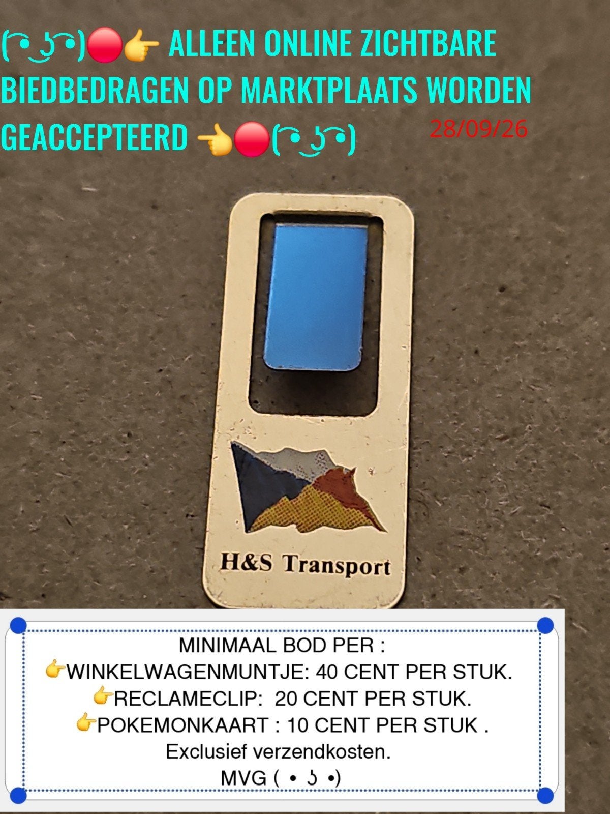 H & S transport ( ͡• ͜ʖ ͡•)️ paperclip, Verzamelen, Verzenden