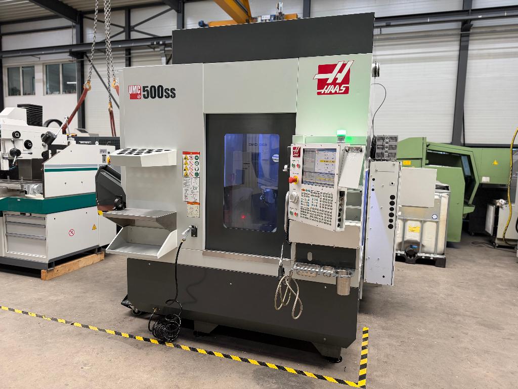 5-assig Bewerkingscentrum HAAS UMC-500SS, Doe-het-zelf en Verbouw, Draaibanken, Ophalen, 500 tot 1000 mm, Zo goed als nieuw, Freesbank