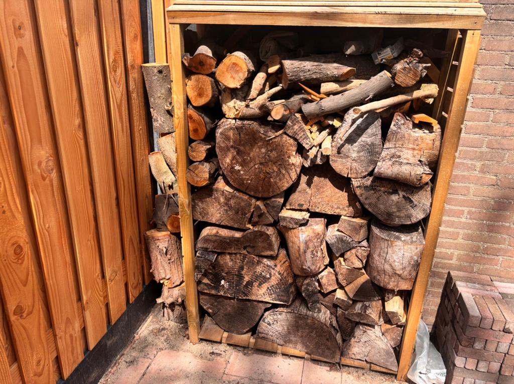 Diverse Houtblokken en Stammen voor Brandhout, Tuin en Terras, Haardhout, Ophalen, Eikenhout, Blokken