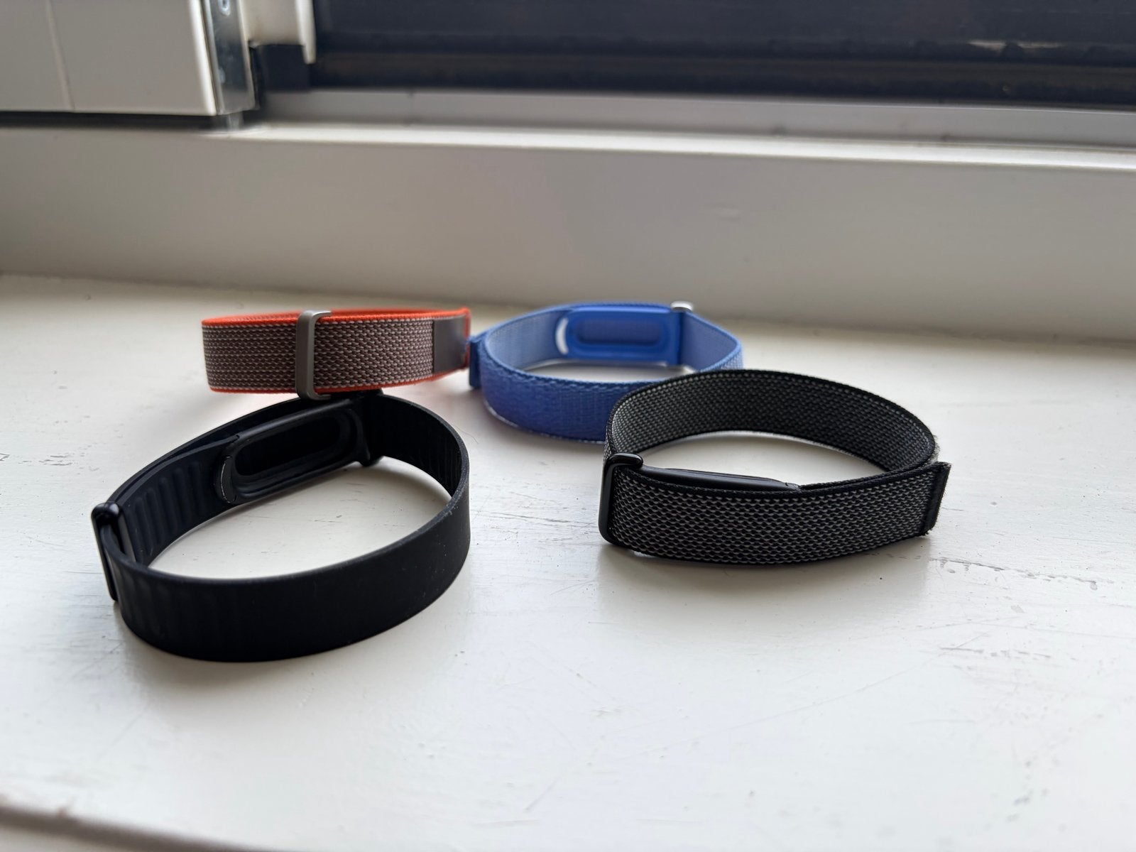 Fitbit Air met extra bandjes - Weinig gedragen, Ophalen of Verzenden, Zo goed als nieuw, Blauw