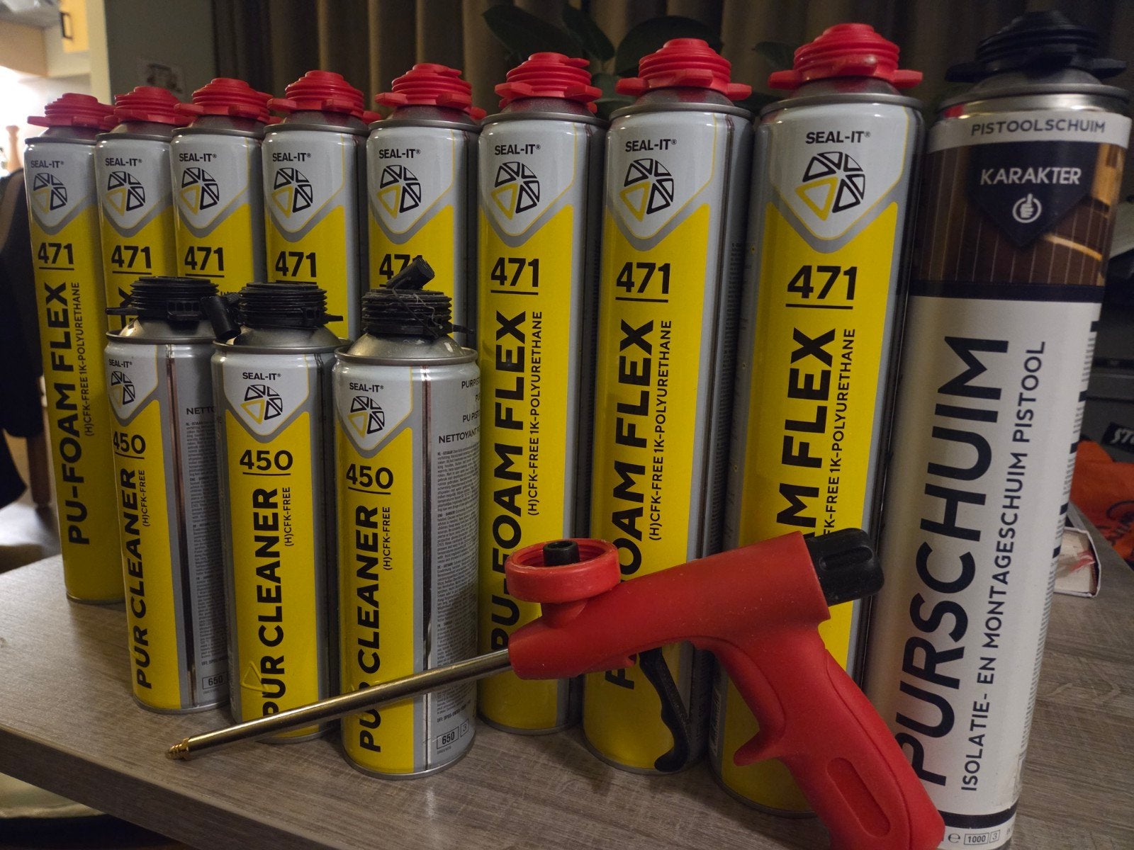 PU-schuim, cleaner en pistool - SEAL-IT, Doe-het-zelf en Verbouw, Overige materialen, Nieuw, Ophalen of Verzenden, 15 m² of meer