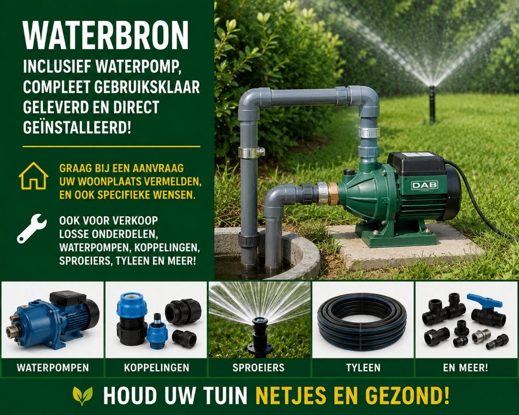 Waterbron - Waterpuls - Grondwater - Waterpuls laten maken?, Ophalen of Verzenden, Nieuw