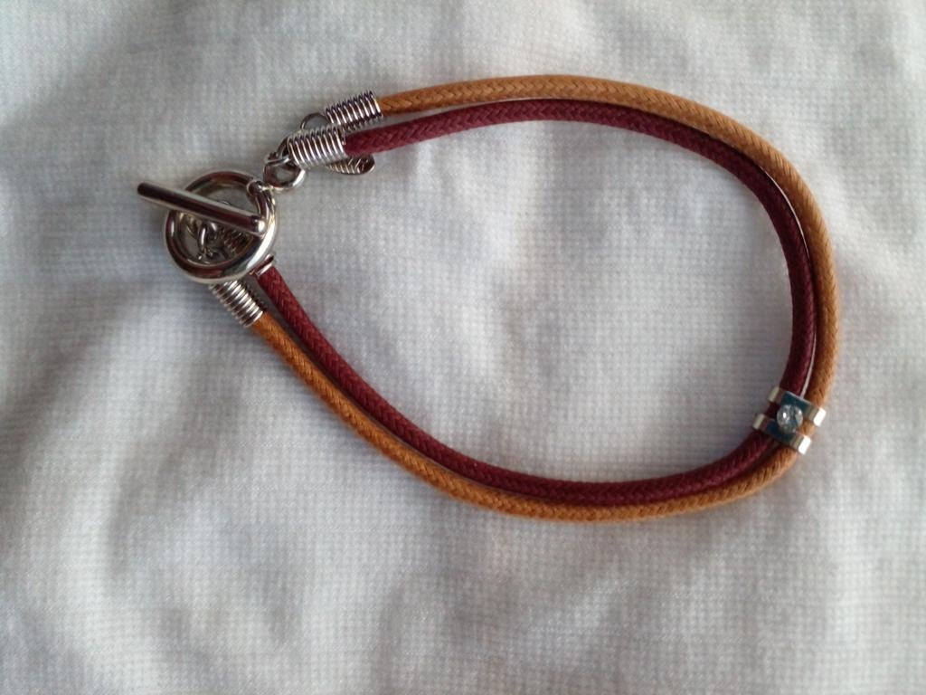 Swarovski Elements Armband - Bruin & Beige, Sieraden, Tassen en Uiterlijk, Armbanden, Met kristal, Overige materialen, Bruin, Ophalen of Verzenden