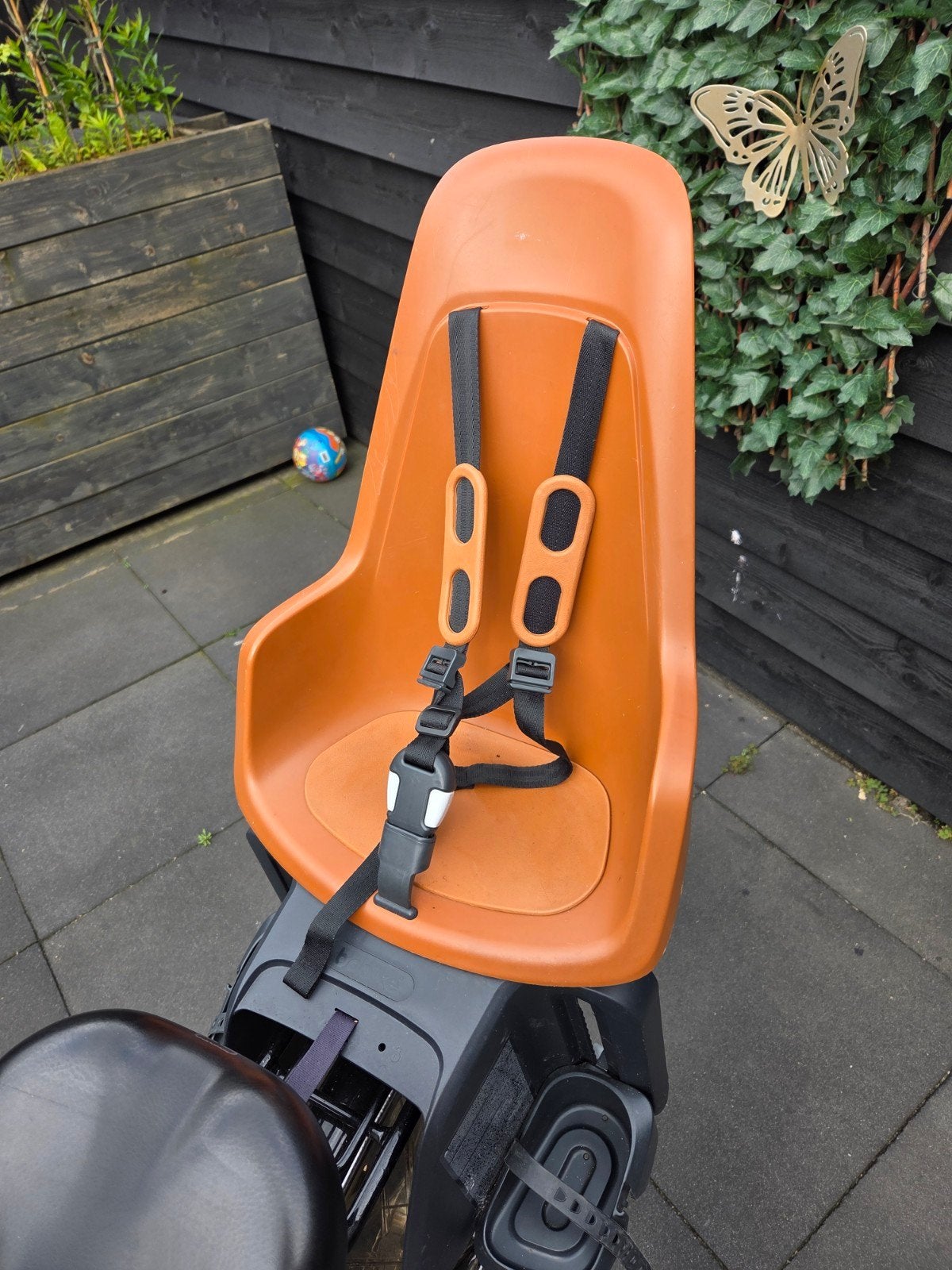 Bobike Maxi One EBD Achterzitje - Chocolate Brown, Fietsen en Brommers, Ophalen, Achterzitje, Gebruikt, 9 t/m 18 kg