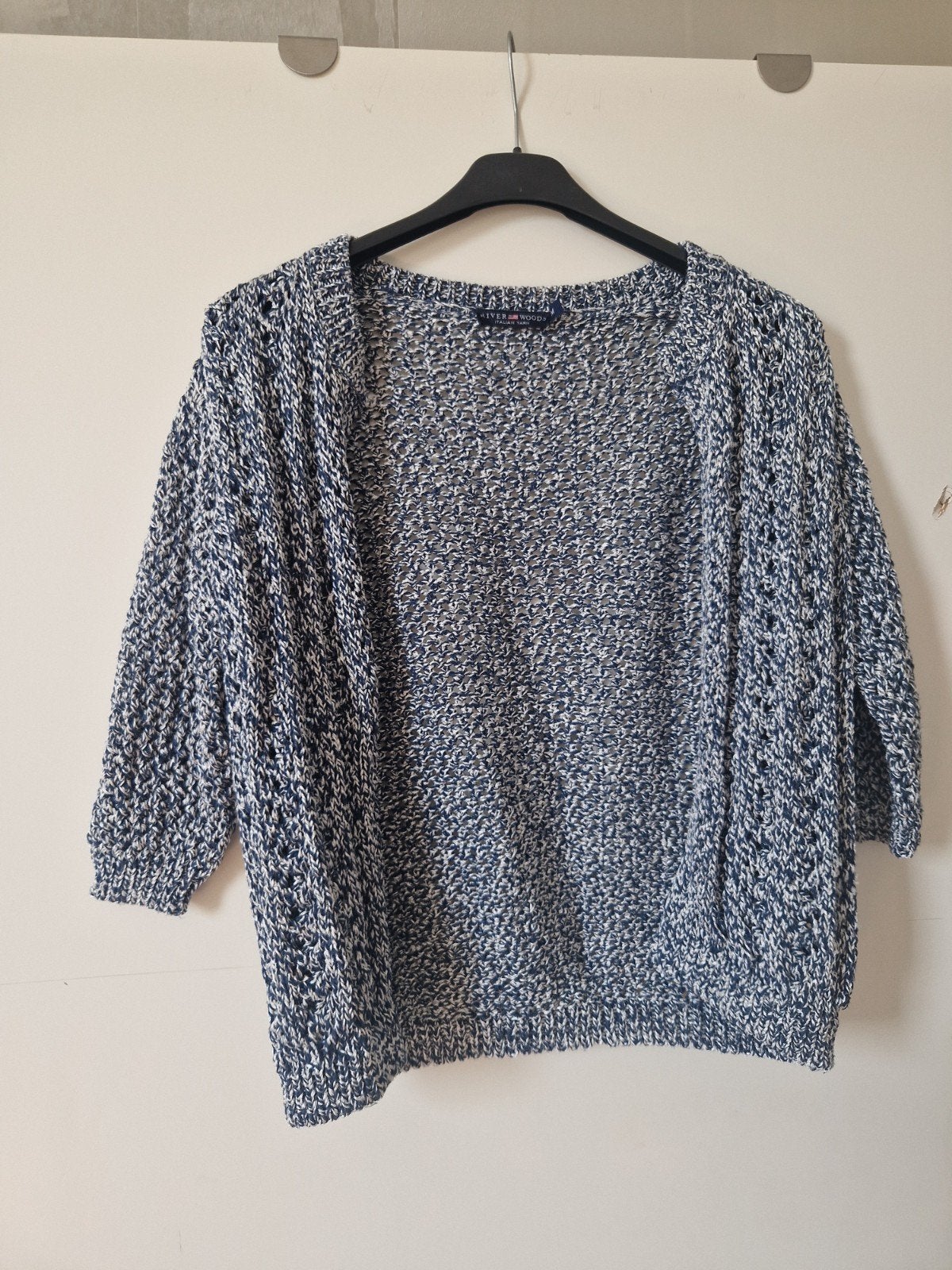 River Woods gebreid vest maat M, Kleding | Dames, Truien en Vesten, Maat 38/40 (M), Blauw, River Woods, Ophalen of Verzenden