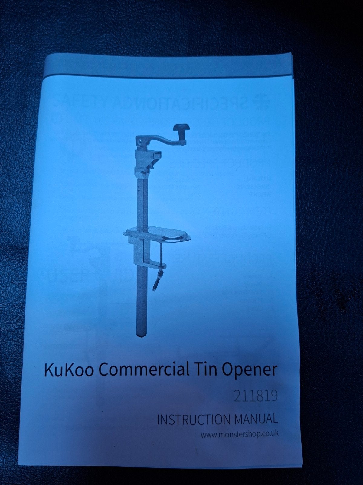 KuKoo Commerciële Blikopener - Nieuw in doos, Ophalen, Overige typen, Nieuw, Metaal