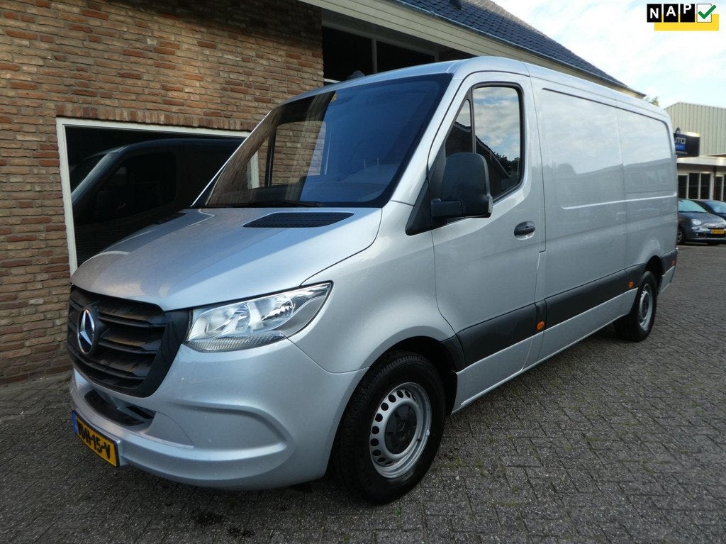 Mercedes-Benz Sprinter 319 3.0 CDI L2H1 DC EURO VI-D, Auto's, Automaat, Gebruikt, 190 pk, Start-stop-systeem
